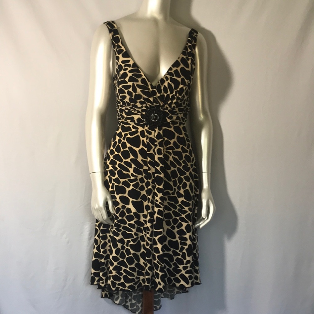 Animal Print Sleeveless Dress